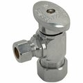Protectionpro 63in. X .38in. Angle Quarter Turn Valve  Angle Quarter Turn Valve - Chrome PR3008237